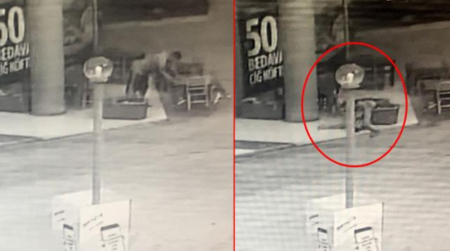 Kağıt toplayıcısı gencin son nefesini verdiği anlar kameralara yansıdı